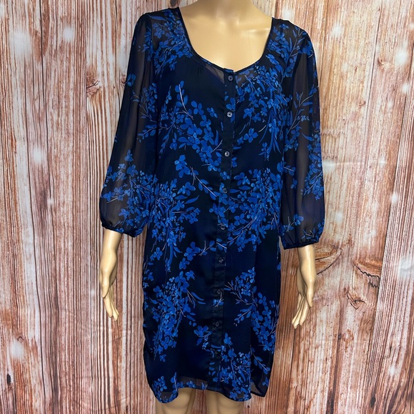 Express Dresses & Skirts - Express Sheer Overlay Dress
